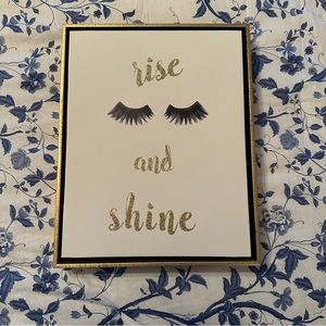 Girly chic wall art